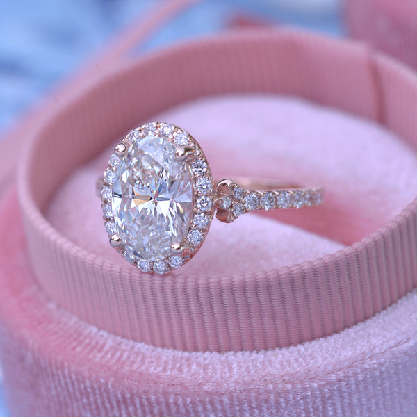 Rose flower ring, diamond engagement ring / Blooming Rose | Eden Garden  Jewelry™